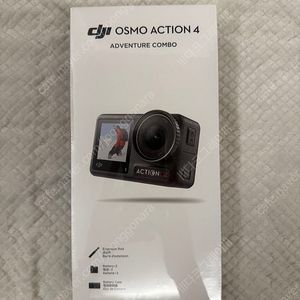 DJI 오즈모 액션4 어드벤처 콤보 미개봉 새상품 42만원 판매합니다