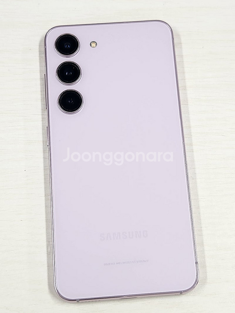 갤럭시S23 라벤더 256용량 미파손 무잔상 새상품컨디션 초S급 선물용 추천 36만 판매해요--9