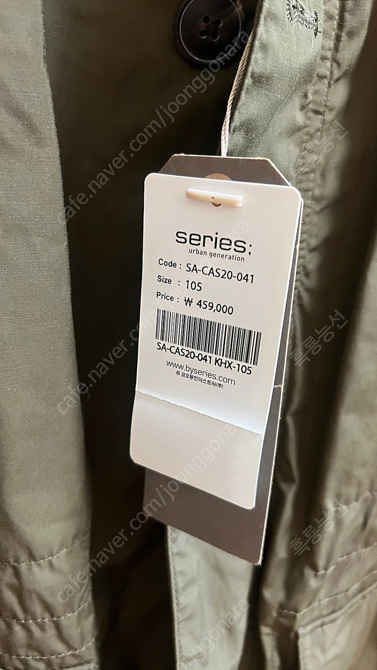 [series]시리즈 왁스드 코팅 후드 코트--1