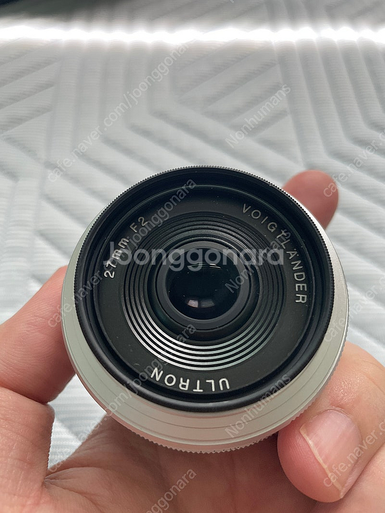 보이그랜더 27mm f2 실버 후지 x마운트 팝니다.--3