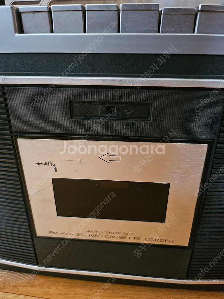 소니 FM/AM 스테레오 카세트 레코더 CF-550A(...--1
