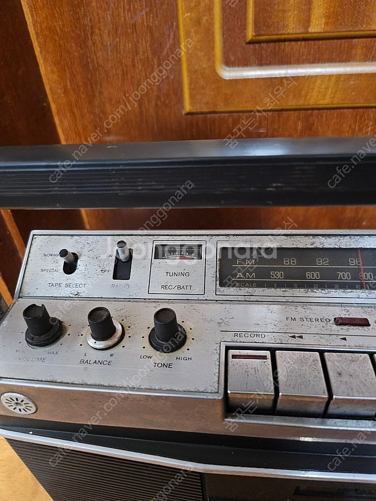 소니 FM/AM 스테레오 카세트 레코더 CF-550A(...--2