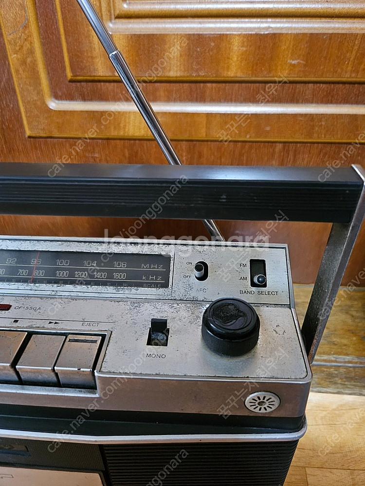 소니 FM/AM 스테레오 카세트 레코더 CF-550A(...--4