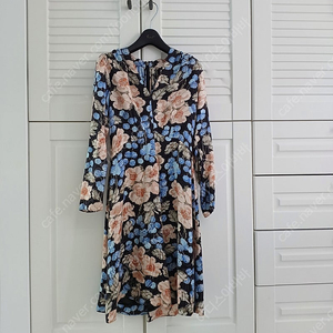 레베카 테일러 플라워 실크 원피스 00