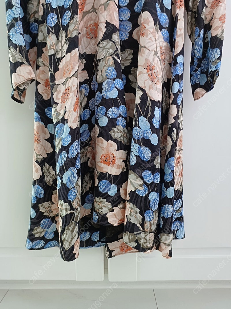 레베카 테일러 플라워 실크 원피스 00--5