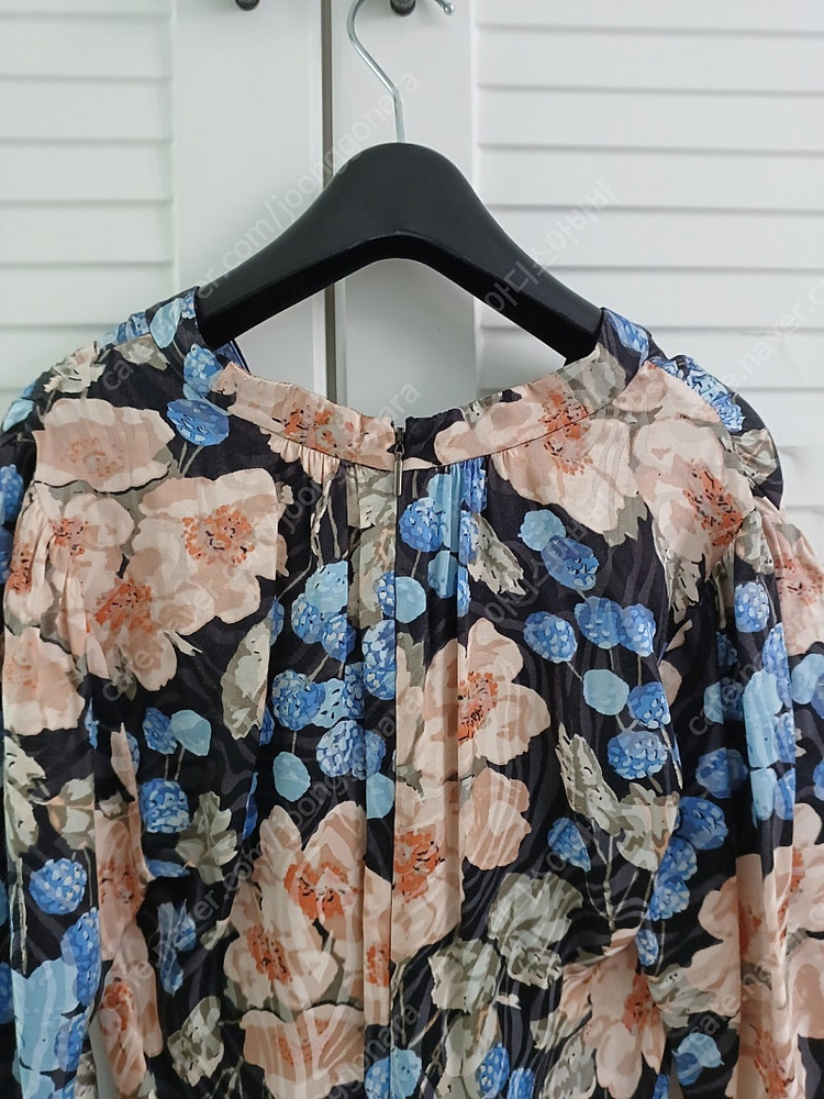 레베카 테일러 플라워 실크 원피스 00--6