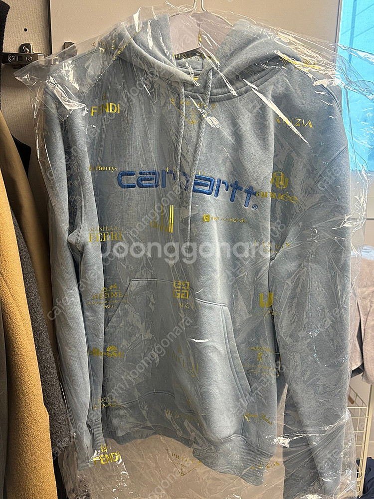 칼하트 WIP 후드티(기모)하늘색 M--1