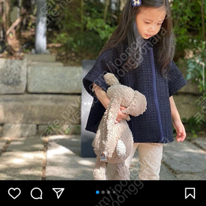 라미 아기 트위트 케이프 망토