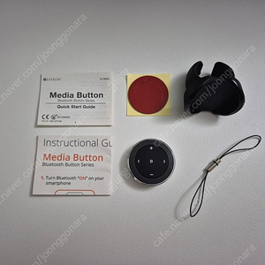 (사테치) 블루투스 미니 리모컨 태블릿 미디어 버튼 (ST-BMB) (Satechi Bluetooth Media Button)