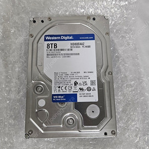 WD BLUE HDD 하드디스크 8TB