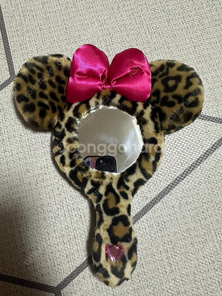 디즈니 레오파드 손거울--0