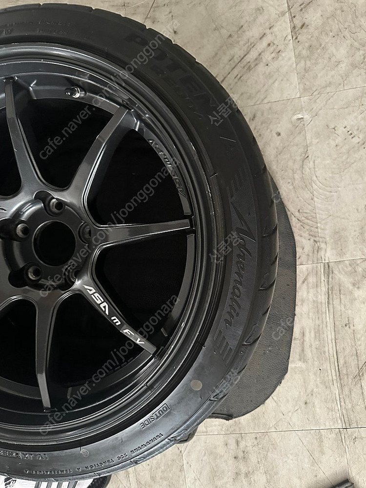 ASA RCI 9J15 18인치 정품 휠 타이어 팝니다.--5