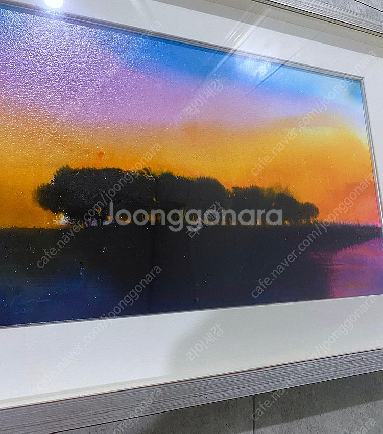 서양화가 김경진 작가 일몰 풍경화 유화 그림 작품 그림...--5