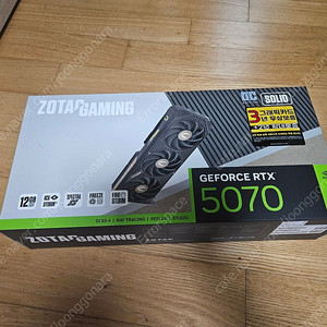 ZOTAC GAMING 지포스 RTX 5070 SOLID OC