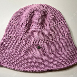 부디무드라 코튼 버킷햇 크로쉐니트모자