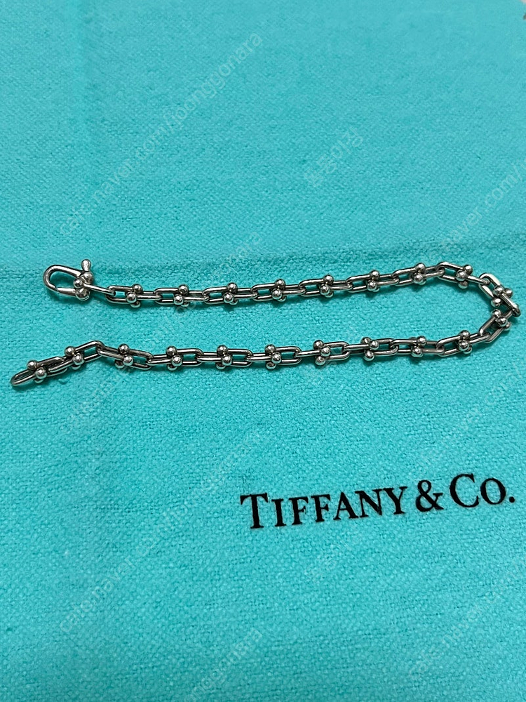 티파니앤코 하드웨어 링크 브레이슬릿 팔찌 마이크로 / 스몰사이즈--2