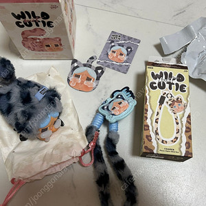 크라이베이비 표범냥이 데님냥이 세트 일괄