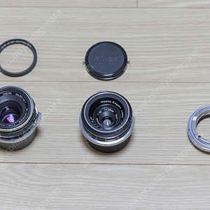 W-Nikkor 3.5cm f/1.8, 2.8cm f/3.5 S-마운트,아마데오 팝니다./올드렌즈/춘천직거래/라이카m마운트가능