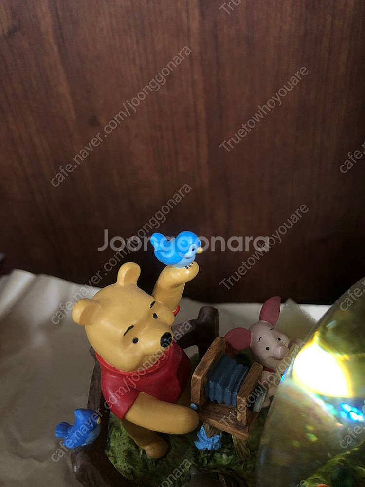 디즈니 곰돌이푸 스노우볼 오르골--3