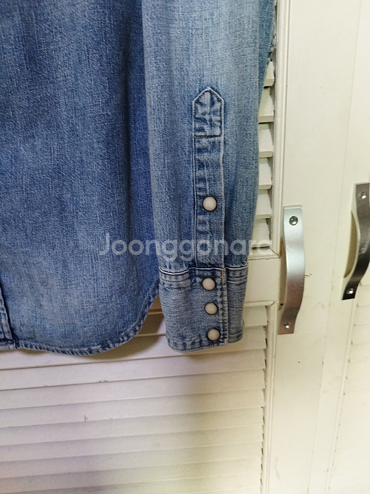 XS 폴로랄프로렌 데님 웨스턴셔츠--3