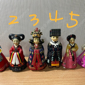 한복인형 6개