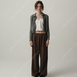 더바넷 cady heron scallop knit cardigan 차콜 s