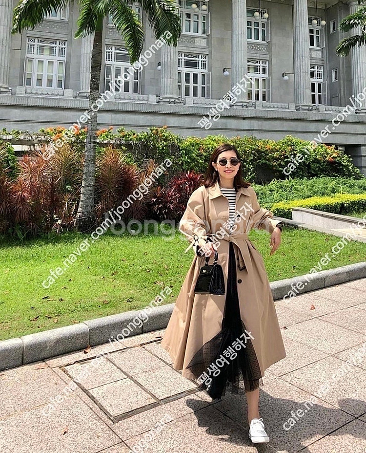 예지스 코스모폴리탄줄라이 유러피안 트렌치 롱버전--0