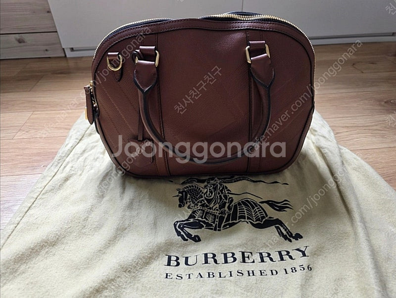 버버리 스몰 레더 오차드 브라운--0