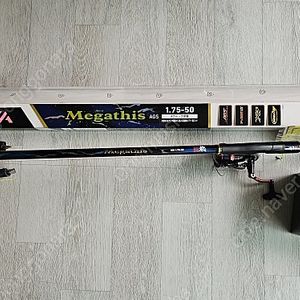 다이와 메가디스AGS 1.75-50N 낚시대, 시마노 23 BBX 라리사 C3000DXG LBD릴 찌낚시 세트로 판매합니다.