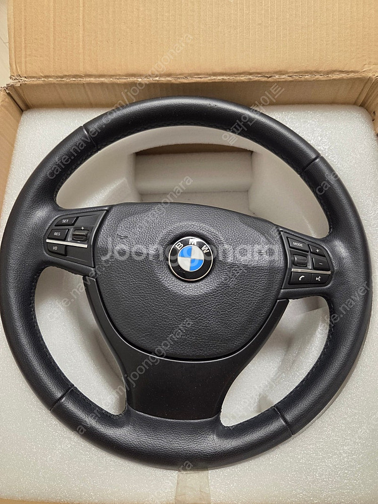 bmw f10 순정모니터 순정핸들--0
