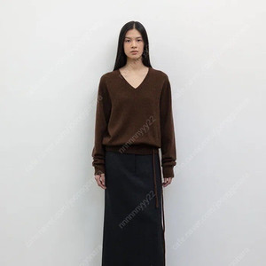 le17 Wool Tailored Skirt 차콜 36