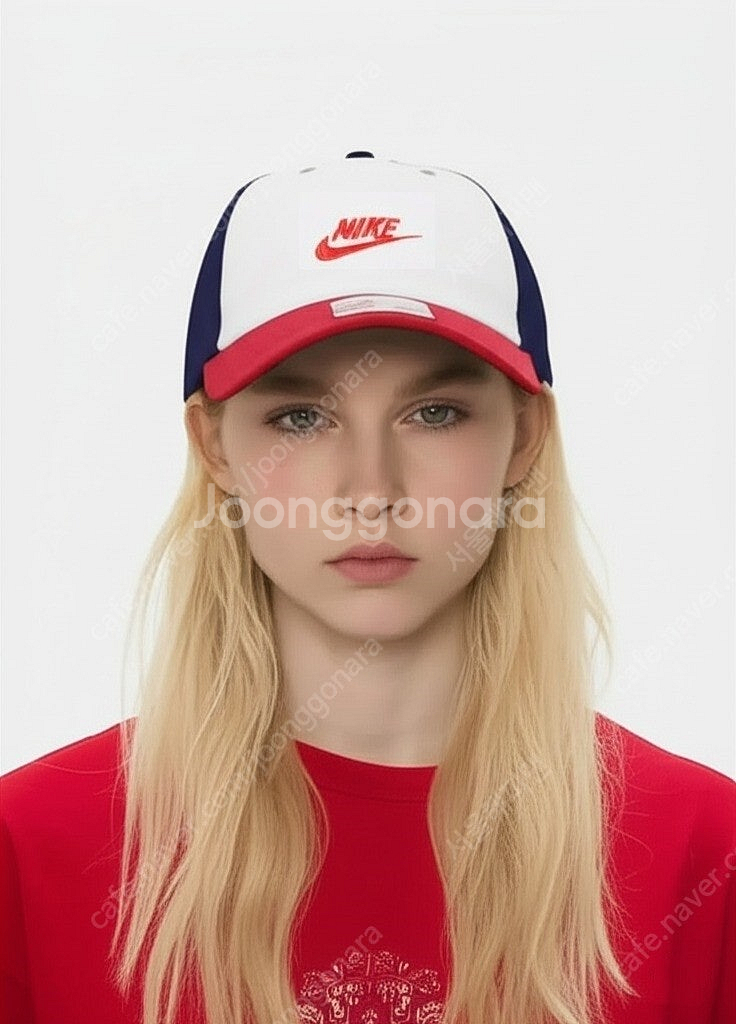 (초레어) NIKE 나이키 헤리티지86 레드/네이비/화이트 프랑스 코리아 볼캡 모자--1
