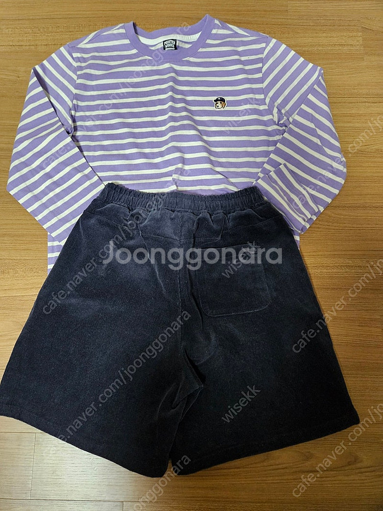 헤지스키즈 여아티 155& 골덴치마바지145 일괄 택포--1