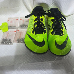 (중고) 나이키 육상 단거리 스파이크화 작은 255