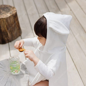 베베누보 목욕 비치 가운 판초 M 새상품