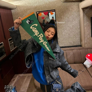 제니 샤넬 데님 미니백