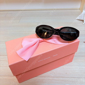 젠틀몬스터 제니콜라보 젠틀살롱 도넛번 선글라스 블랙 (1회 착용)