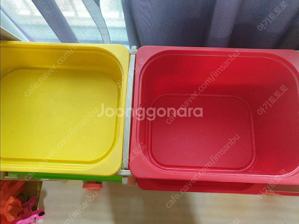 튜즐 친환경 자작나무 장난감수납장 정리함 판매합니다.--4