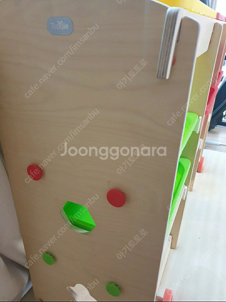 튜즐 친환경 자작나무 장난감수납장 정리함 판매합니다.--5
