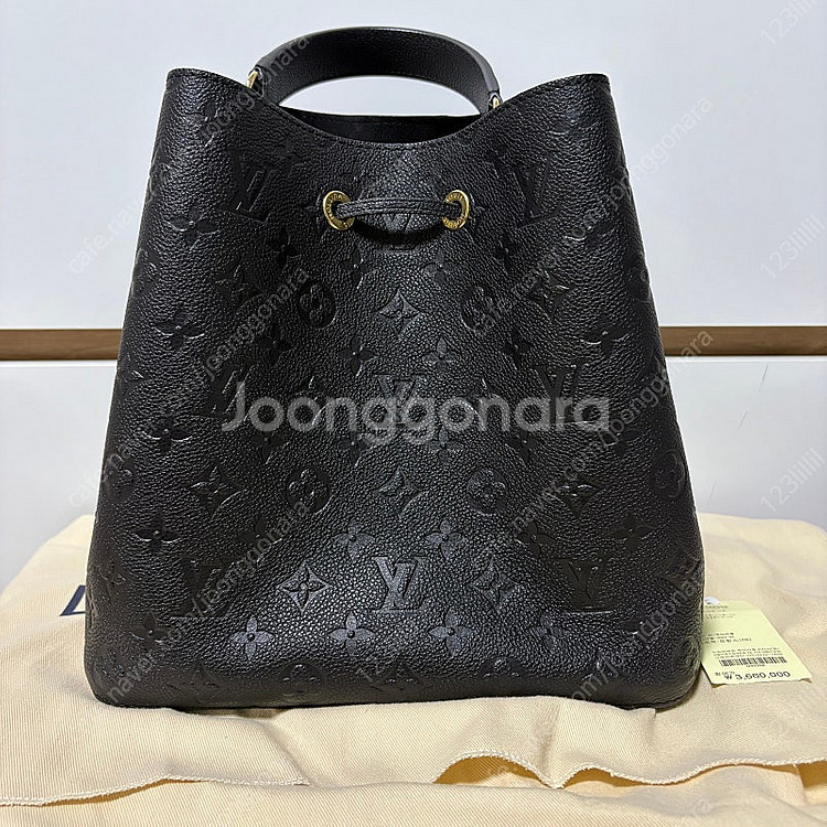 루이비통 네오노에MM 앙프렝뜨 블랙 공홈구매 풀구성 팝...--2