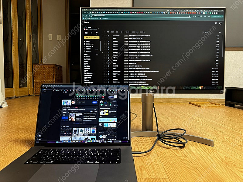 LG 27인치 4K UHD 모니터 (USB-C케이블 하...--2