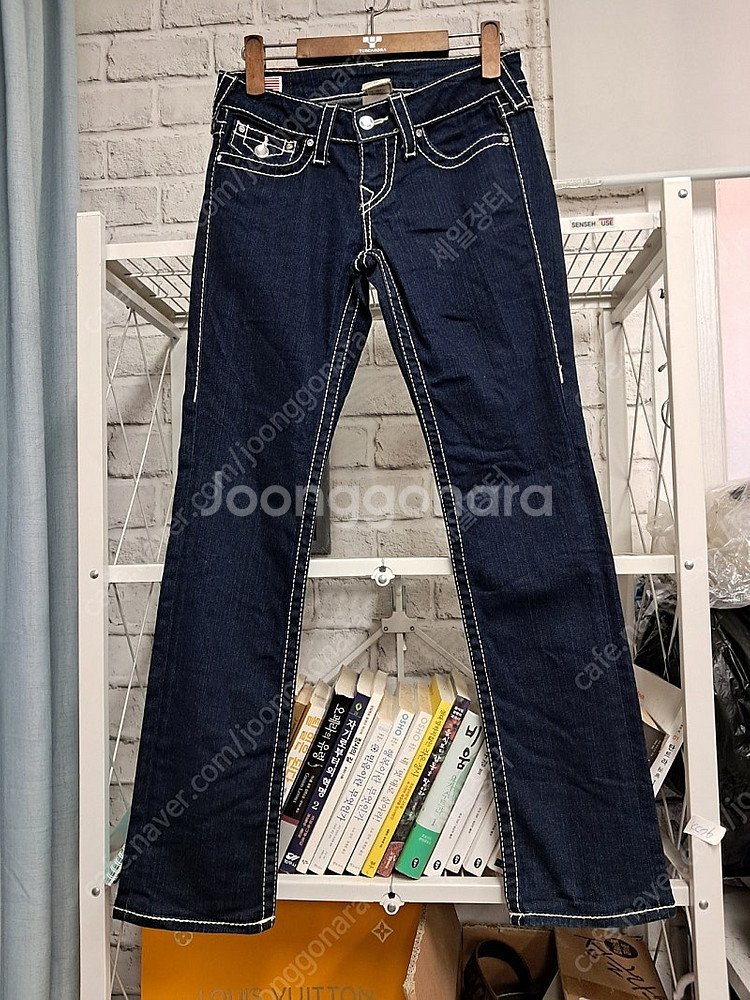 트루릴리전 여성청바지 우먼스 데님 진 DISCO 빌리 big T 크리스탈진 (26사이즈) WE14--0