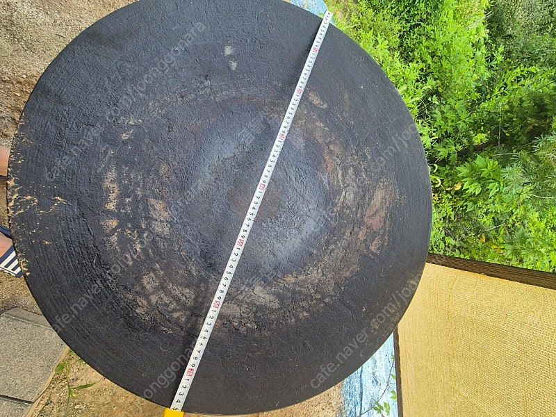 대형 솥뚜껑 73cm 무쇠솥뚜껑 이미지