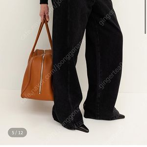 오르orr 781 절개 데님 블랙