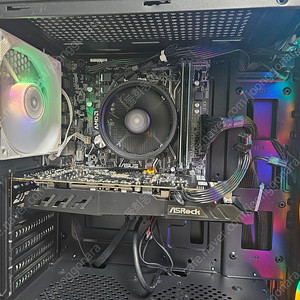 (부산직거래만) 데스크탑 본체 라이젠5-2400G 16G램 SSD256G RX570 8G 그래픽(18만)