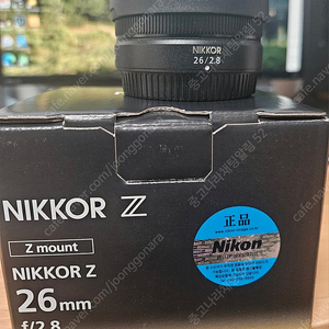 니콘 Z26/2.8 렌즈