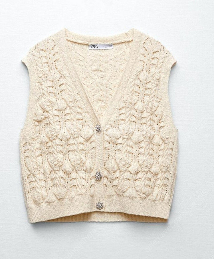 자라 니트 가디건 (L)--9