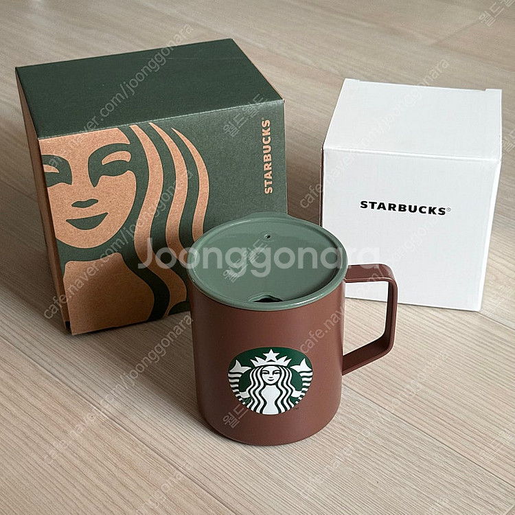 (새상품) 스타벅스 브라운 데비 텀블러 컵--0