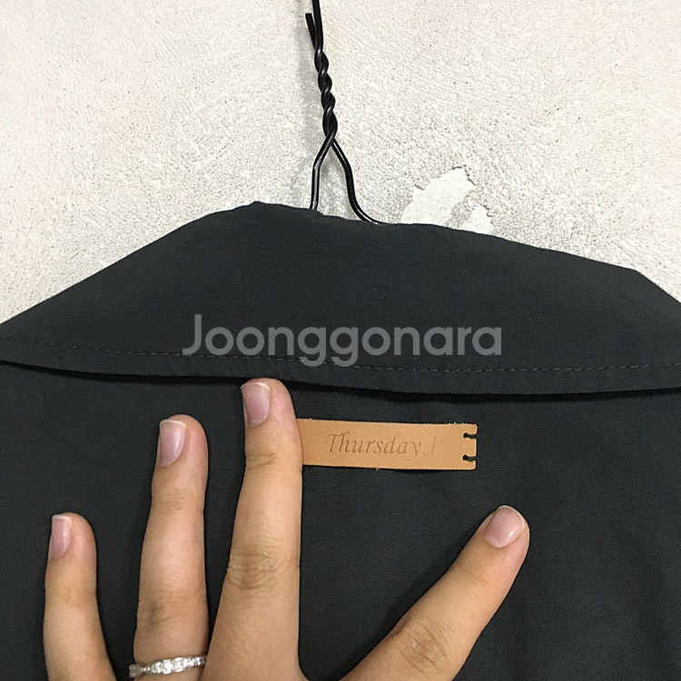 23 써스데이아일랜드 언발란스 햄라인 자켓 S / 랑방...--3