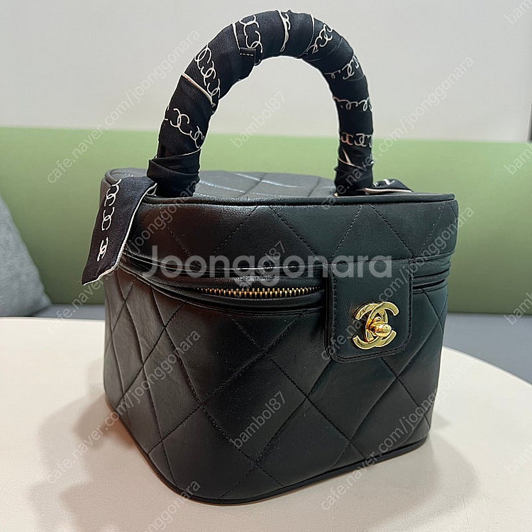 [정품] 샤넬 빈티지 베니티 코스메틱 토트백--0